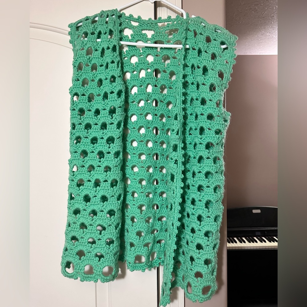 cute mint green sweater vest